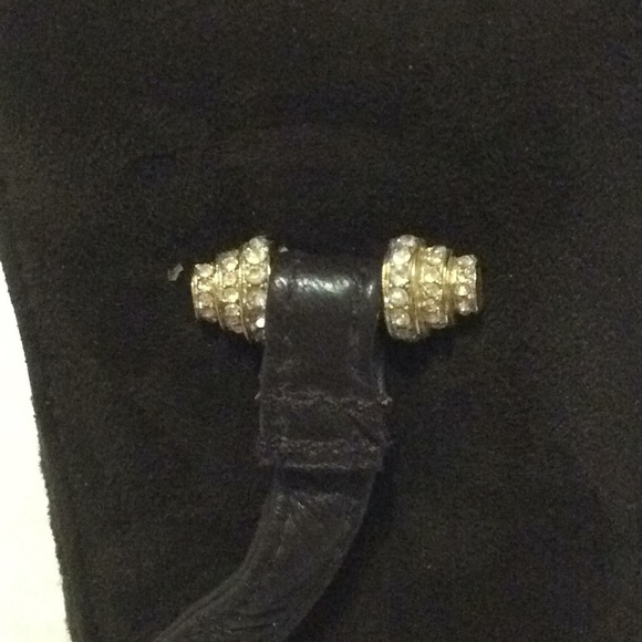 Susan Gail Genuine Suede Brown Box Handbag - Picture 12 of 13